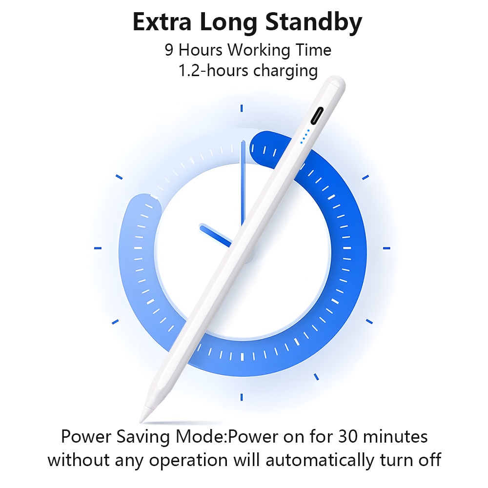 Bút Cảm Ứng iPad 2022 2021 2020 2019 2018 Pro Air Mini Có Màn Hình Hiển Thị