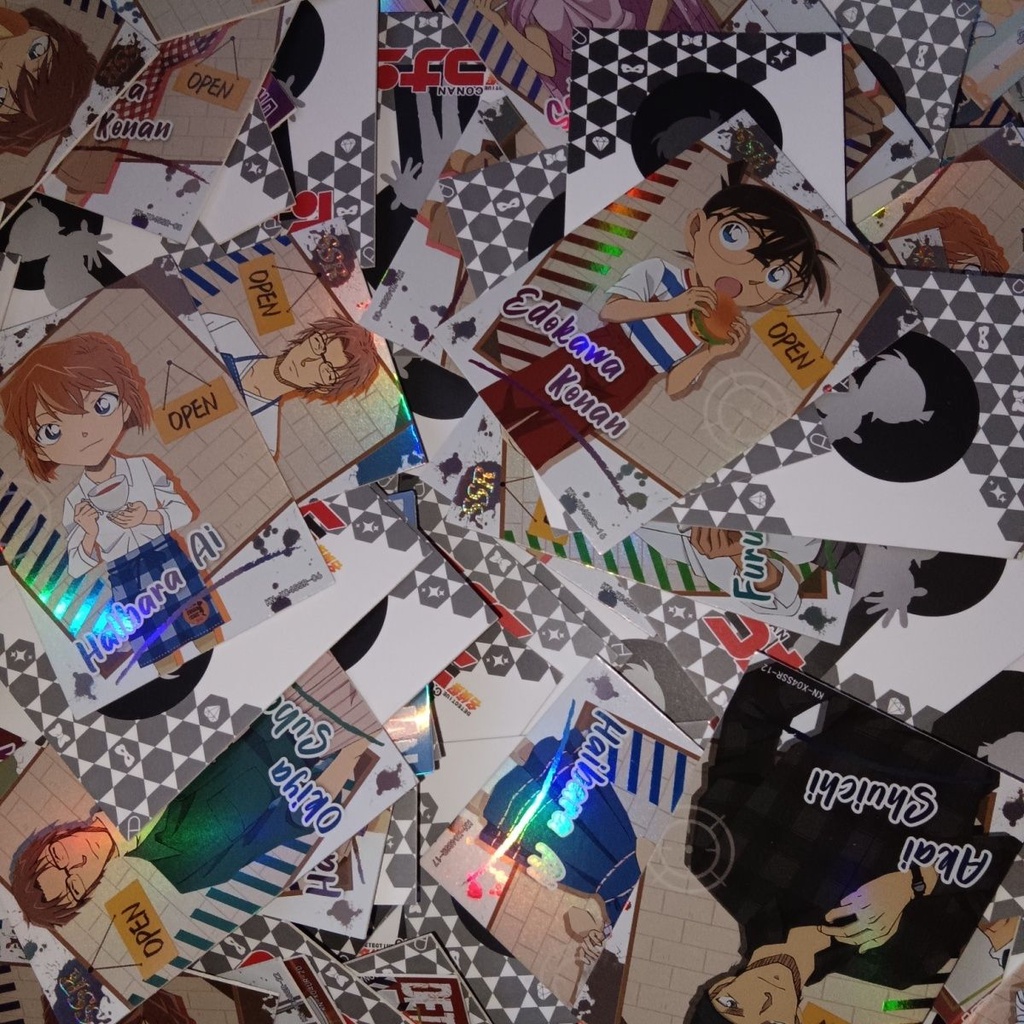 Bộ Sưu Tập Thẻ Bài haihara ai conan Phiên Bản Thám Tử Lừng Danh conan Conchi kudo shinichi xiao A kidd