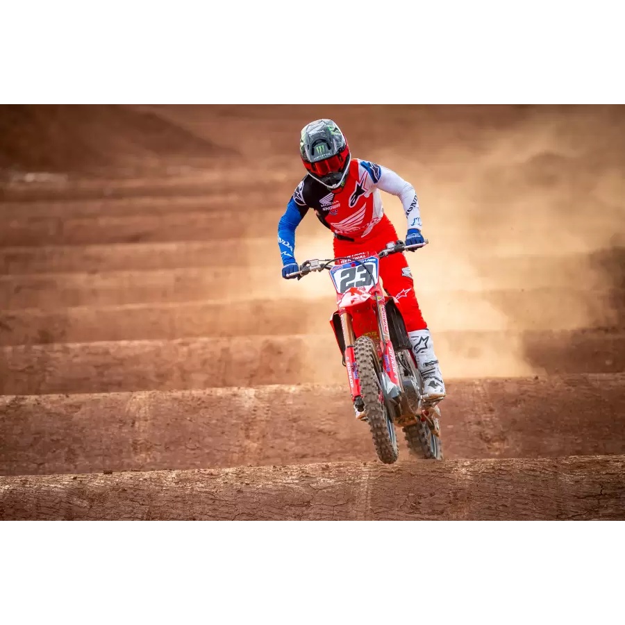 Áo Thun Đua Xe Tay Dài honda jersey Cho Nam