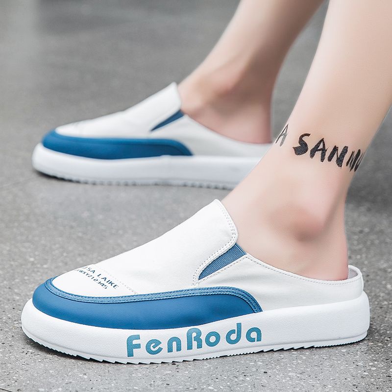 Mới Giày Lười Hở Ngón Thoáng Khí Thời Trang Mùa Hè Cho Nam