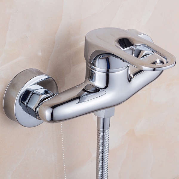 Van Vòi Nước Nóng Lạnh Toàn Thân Bằng Đồng Có Công Tắc Cho Nhà Tắm