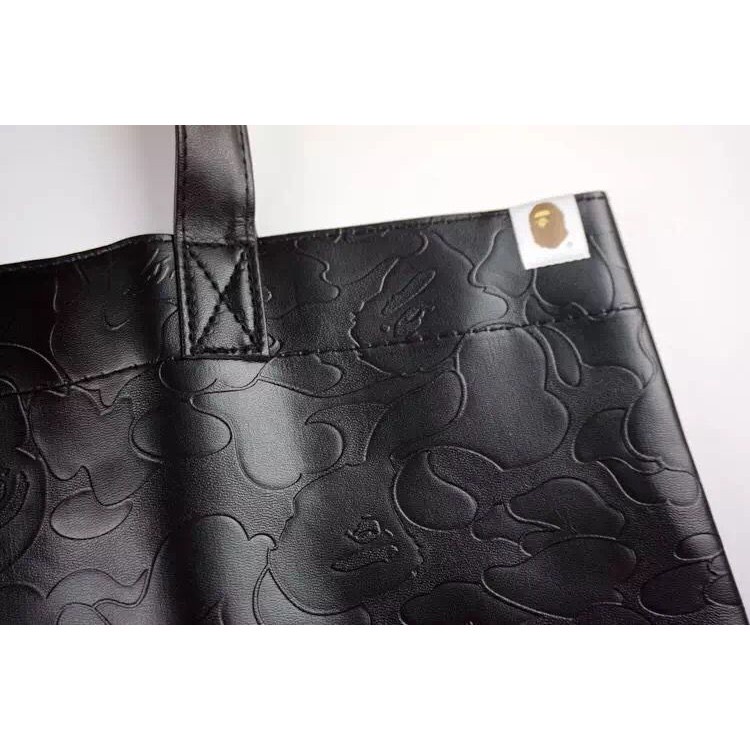 Túi tote Đeo Vai Dập Nổi bape magazine Nhật Bản aape