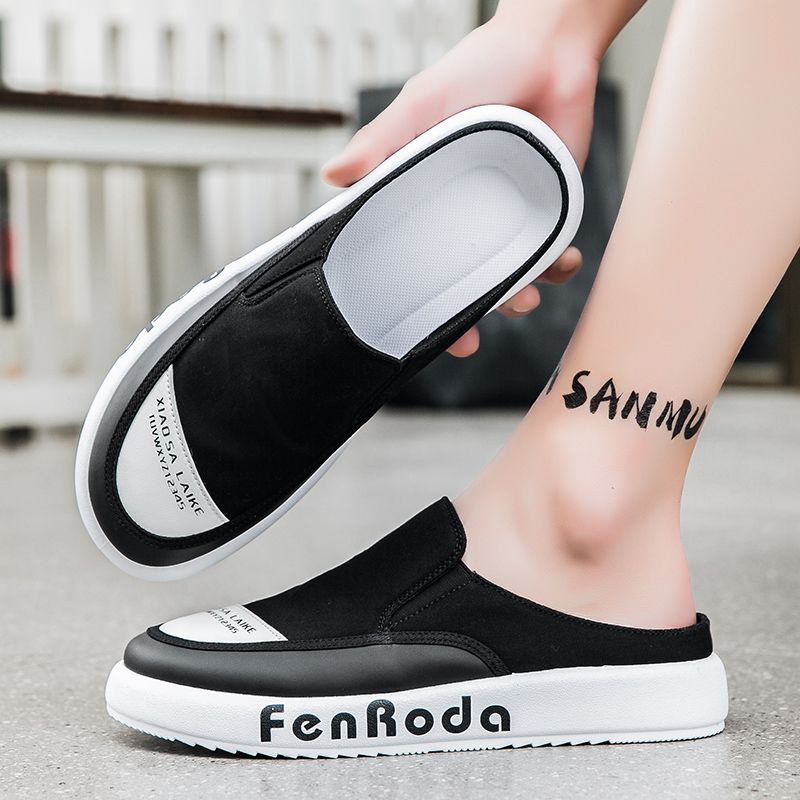 Mới Giày Lười Hở Ngón Thoáng Khí Thời Trang Mùa Hè Cho Nam