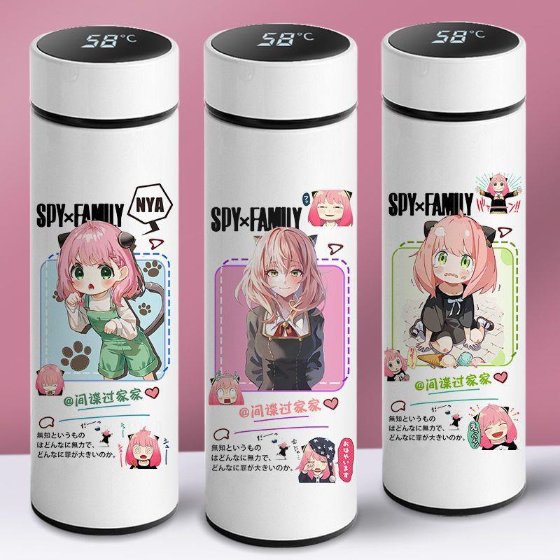 Bình Nước Giữ Nhiệt Thông Minh Hình Hoạt Hình anime Dễ Thương Tùy Chỉnh Cho Học Sinh