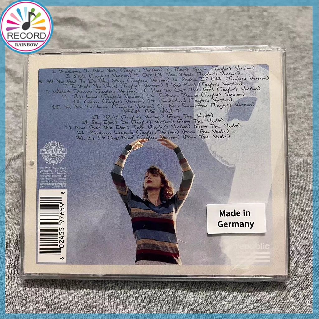 Taylor Swift 1989 Taylor's Version Deluxe CD+Poster Edition