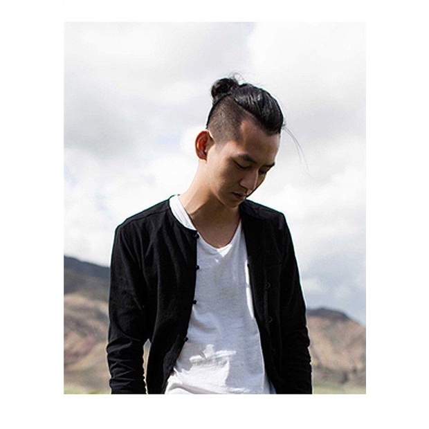 Tóc Giả Đầu samurai Độc Đáo Cho Nam