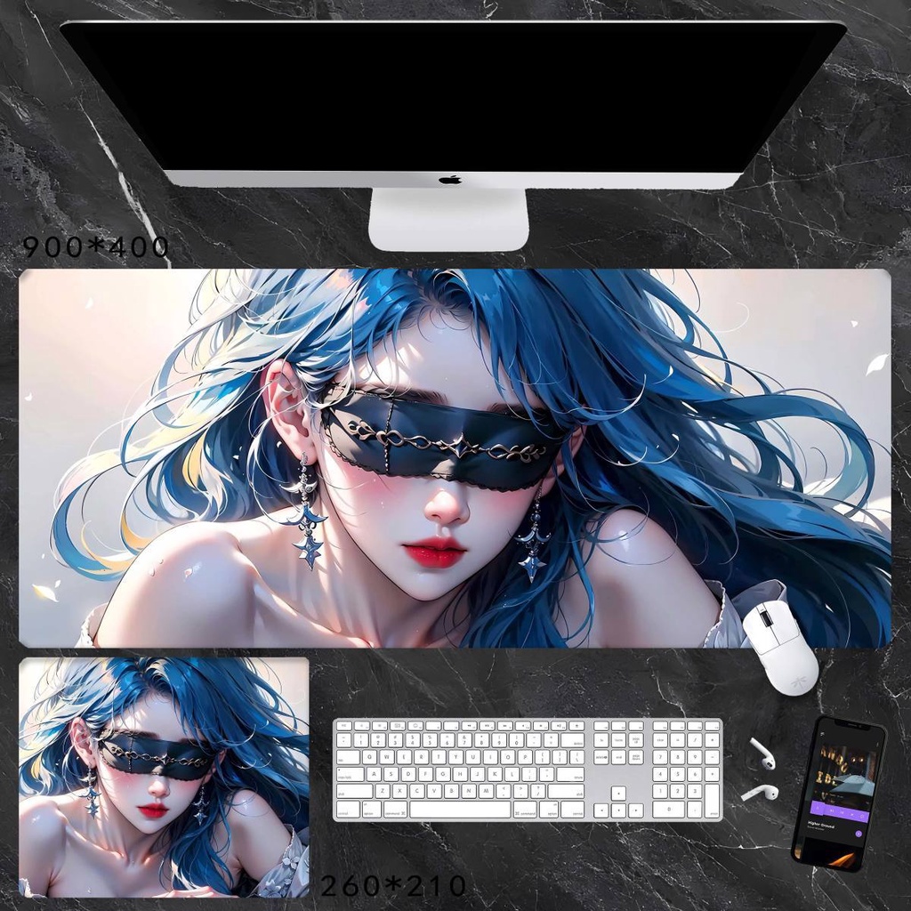 Tấm Lót Chuột Và Bàn Phím Chơi Game Dày Dặn Họa Tiết Hoạt Hình anime Dành Cho Nam Nữ