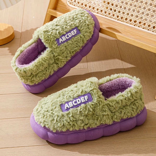 Dép Bông Đi Trong Nhà Chống Trượt Thời Trang Mùa Đông