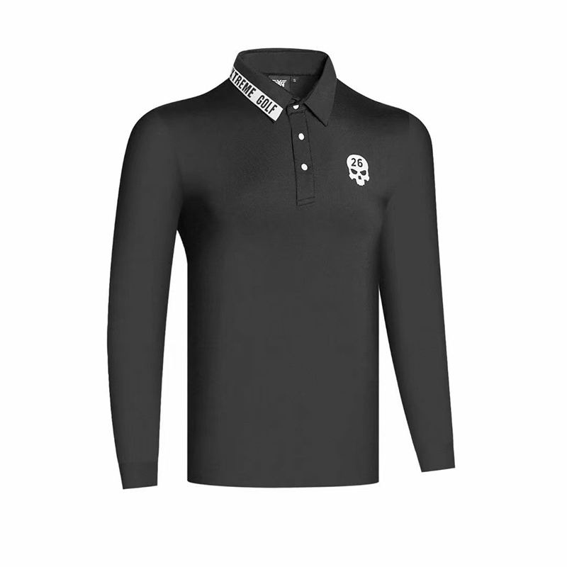 Áo Thun polo Dài Tay Thấm Hút Mồ Hôi Thoáng Khí Nhanh Khô Thời Trang Cho Nam