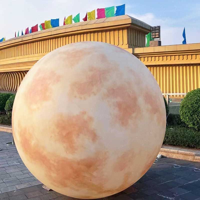 Đèn Trang Trí Sân Vườn Hình Mặt Trăng Sử Dụng Năng Lượng Mặt Trời