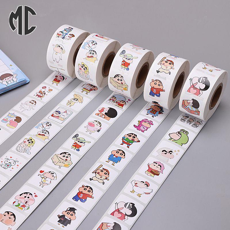 Bộ 500 Sticker Hoạt Hình shin-chan nohara Missae Hoshi Xinh Xắn