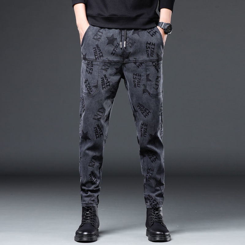 Quần Dài Họa Tiết Rằn Ri Phối Nhiều Túi Thời Trang Xuân Thu Cho Nam