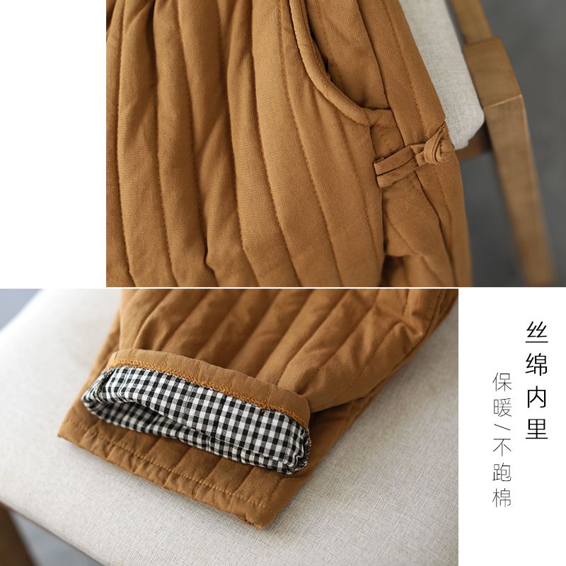 Quần cotton Dày Dặn Giữ Ấm Mùa Đông Phong Cách Mới Cho Nữ