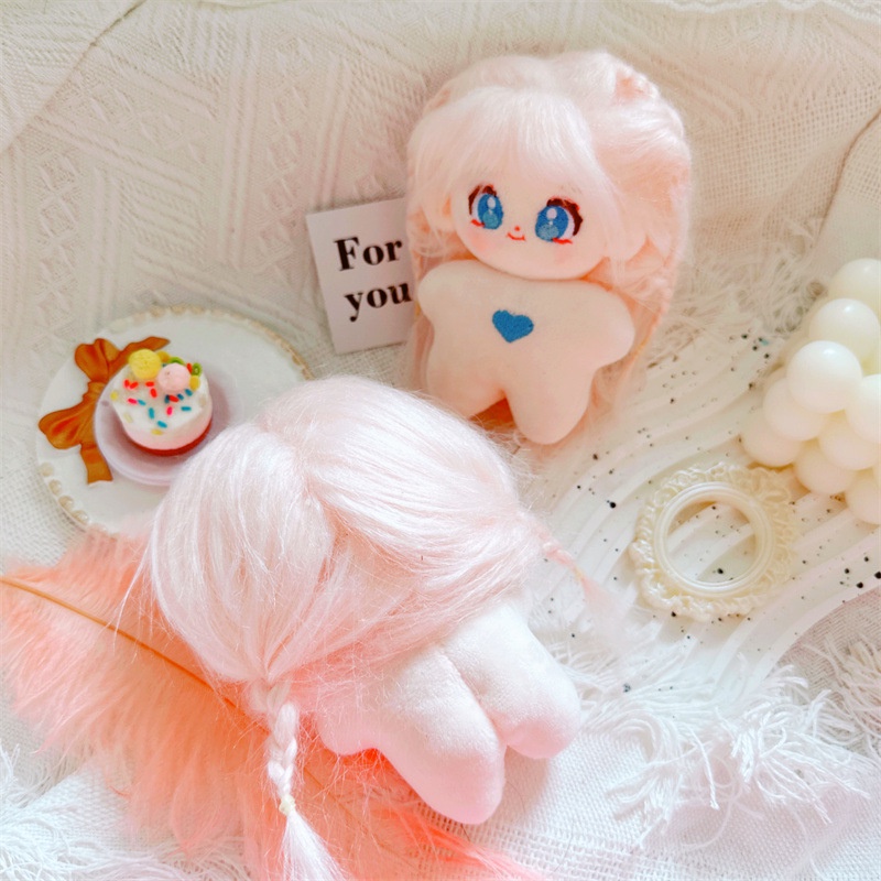 Hàng Có Sẵn Búp Bê cotton 10cm Màu Tím Tóc Dài jennie lisa jennie Hai Lần Quà Tặng Sinh Nhật sserafim