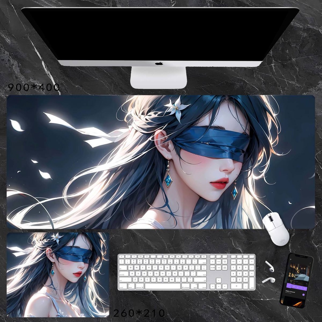 Tấm Lót Chuột Và Bàn Phím Chơi Game Dày Dặn Họa Tiết Hoạt Hình anime Dành Cho Nam Nữ