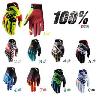 Xe đạp leo núi Downhill Full Finger Găng tay xe máy Xe đạp đi xe đạp Guantes 100%
