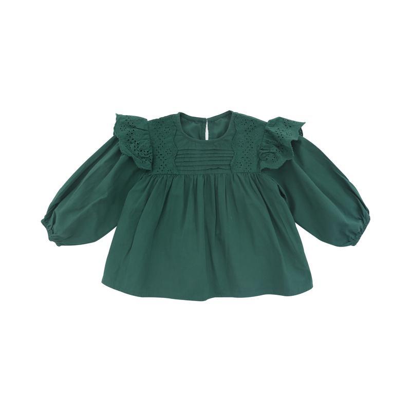 Áo Sơ Mi Tay Dài Phong Cách Hàn Quốc Thời Trang Mùa Thu Mới 2023 Dành Cho Bé Gái