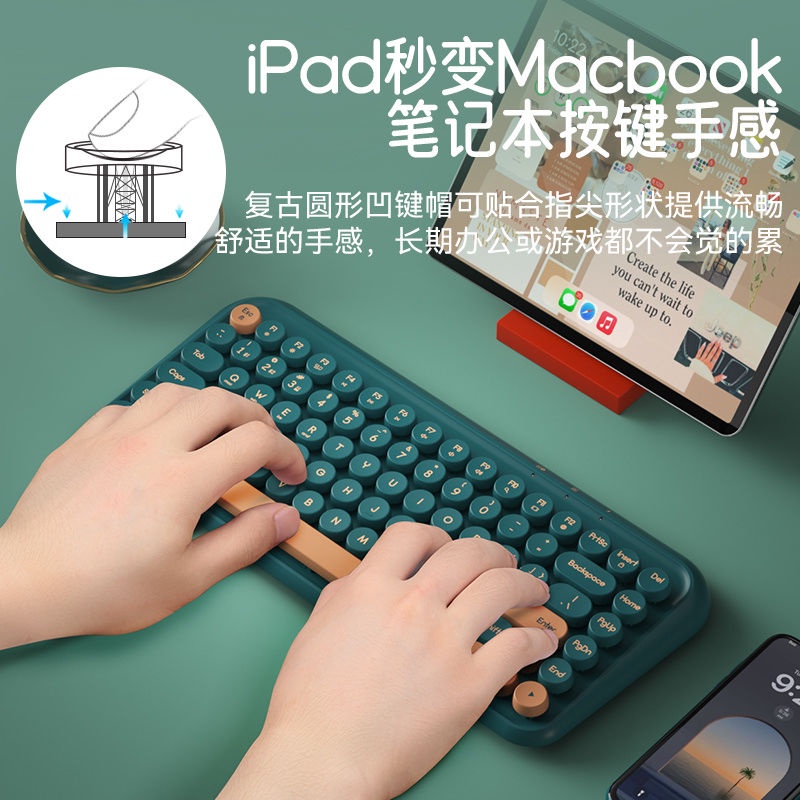 Bàn Phím bluetooth Không Dây Cho Điện Thoại / Máy Tính Bảng / laptop