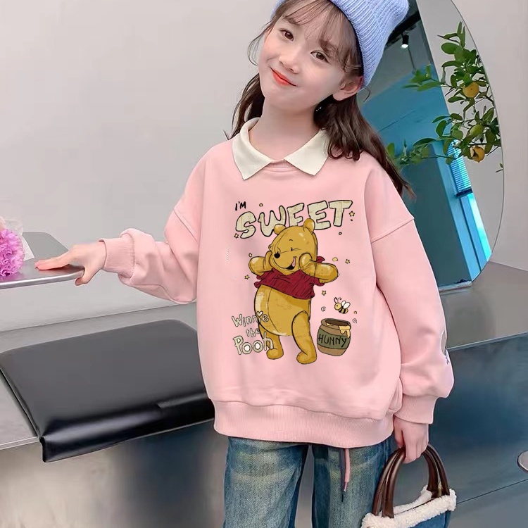 Áo Thun polo Thời Trang Xuân Thu 2023 Mới Cho Bé Gái