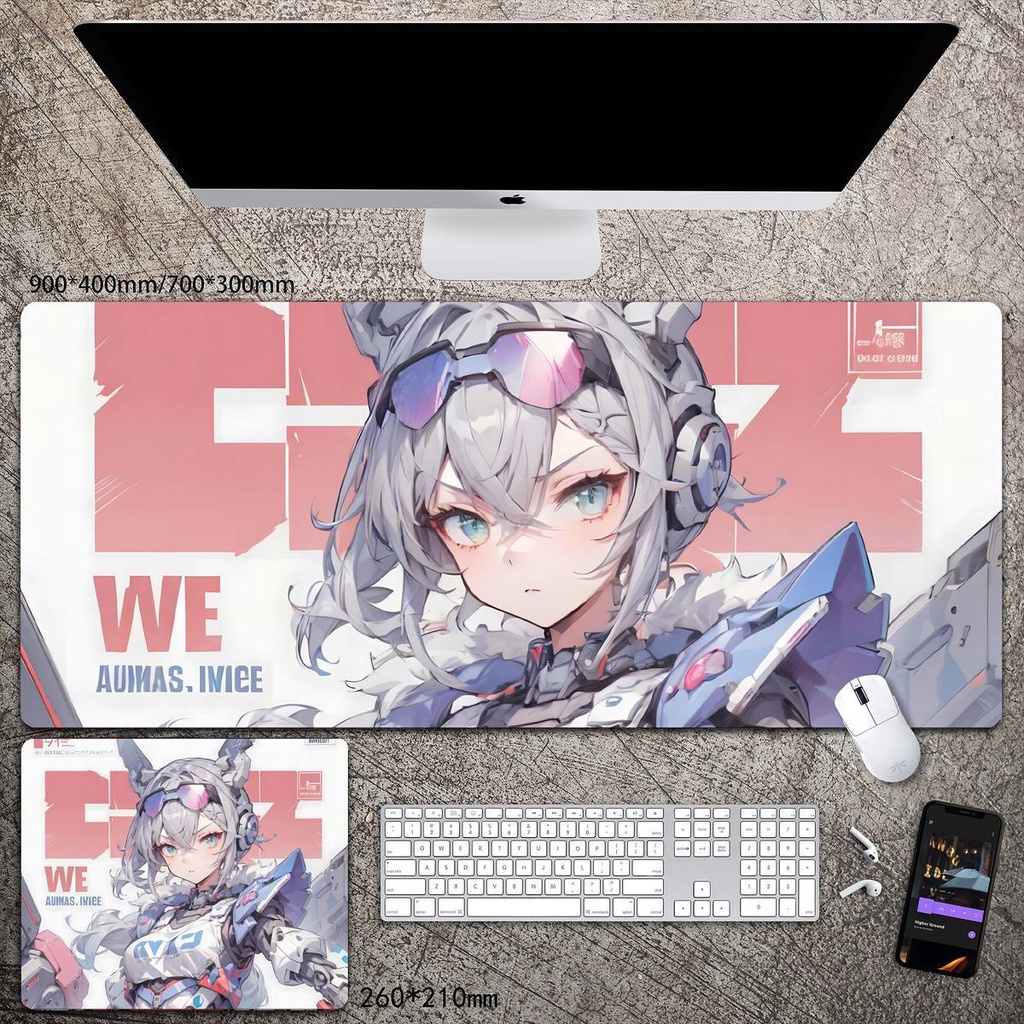 Đệm Lót Chuột Máy Tính Hình anime nagisa yiye shana Cỡ Lớn Dày Hai Chiều Tùy Chỉnh