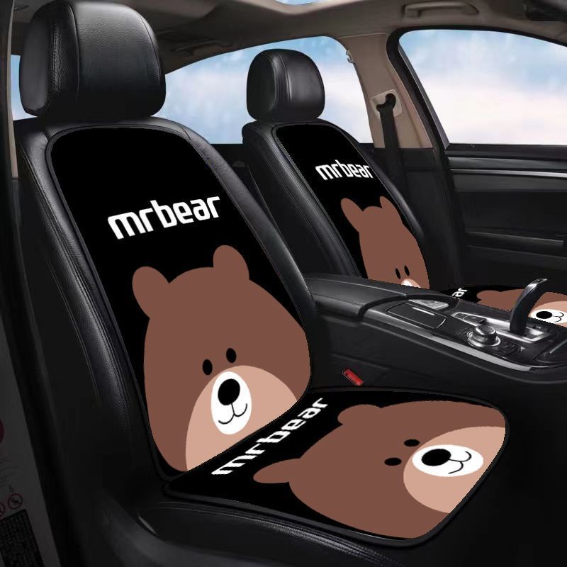 Đệm Lót Ghế Ngồi Xe Hơi Họa Tiết Hoạt Hình Dễ Thương