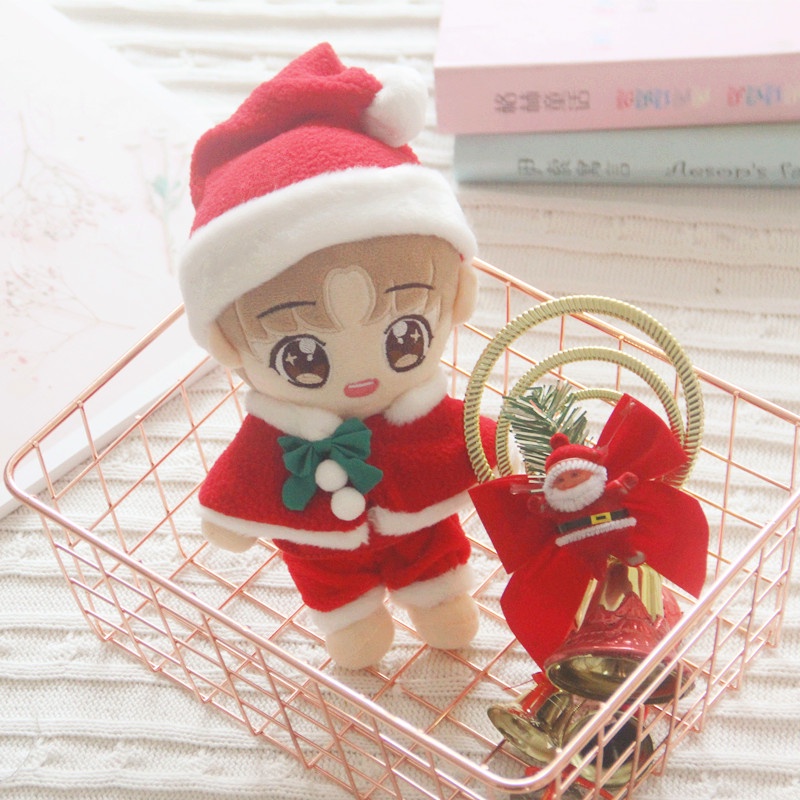 Búp Bê Nhồi Bông Hình Ông Già Noel k-pop idol lisa jennie Hai Lần k-pop 20cm Làm Quà Tặng Giáng Sinh