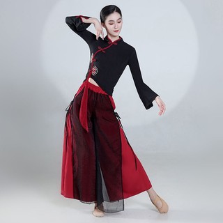 Trang phục sườn xám biểu diễn múa dân tộc phong cách trung hoa cổ điển