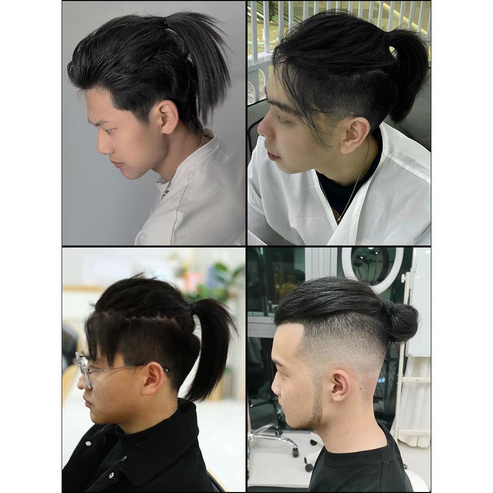 Tóc Giả samurai Dài Vô Hình Phong Cách Hàn Quốc Cho Nam Giới