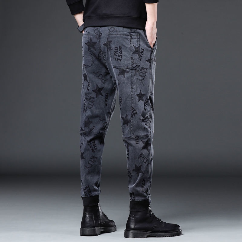 Quần Dài Họa Tiết Rằn Ri Phối Nhiều Túi Thời Trang Xuân Thu Cho Nam