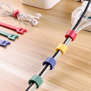 Dây Velcro Cố Định Cáp Tổ Chức Cáp Dữ Liệu Dây Tự Dính Dây Cáp Mạng Cuộn Dây Sắp Xếp Dây Cáp Dây Bảo Quản Tiện Dụng
