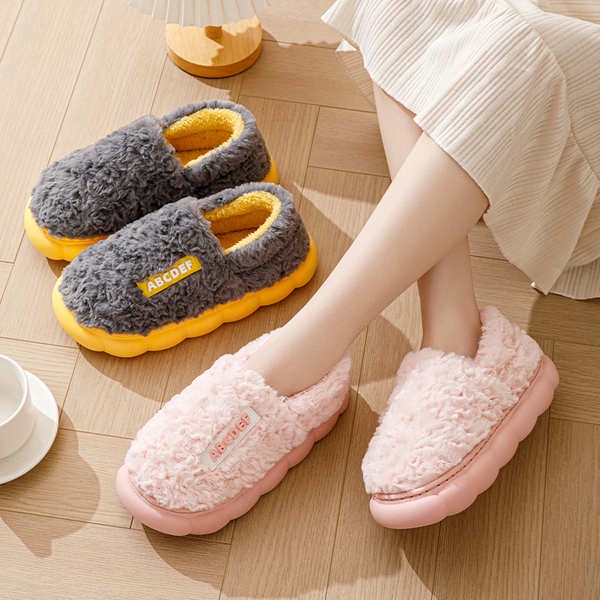 Dép Bông Đi Trong Nhà Chống Trượt Thời Trang Mùa Đông