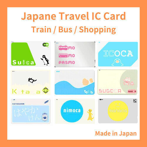 [Used] Travel Transportation IC Card for Japan / For Train Bus Shopping / SUICA etc.