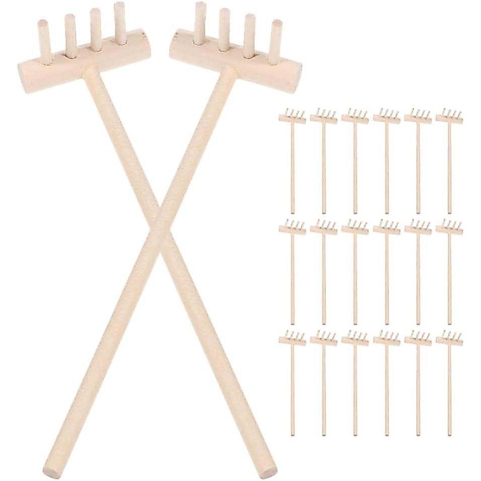 20 Chiếc Mini Zen Garden Rake Dụng Cụ, Tre Đánh Bóng Cát Rake Bộ Nhỏ Zen Garden Phụ Kiện Cho Thiền B