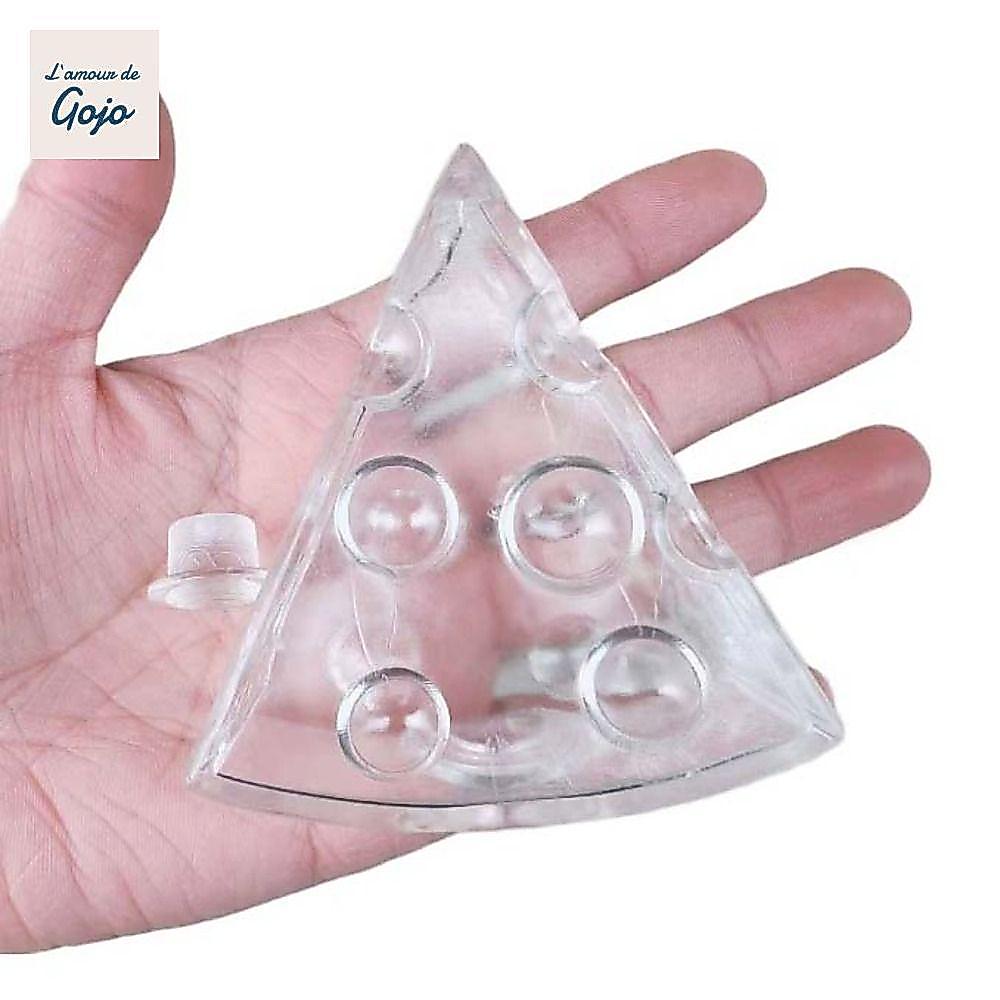 GOJO DIY Empty Ball Skin, Cheese Transparent DIY Pressure Ball Kit, Creative Fillable With Lid Soft 