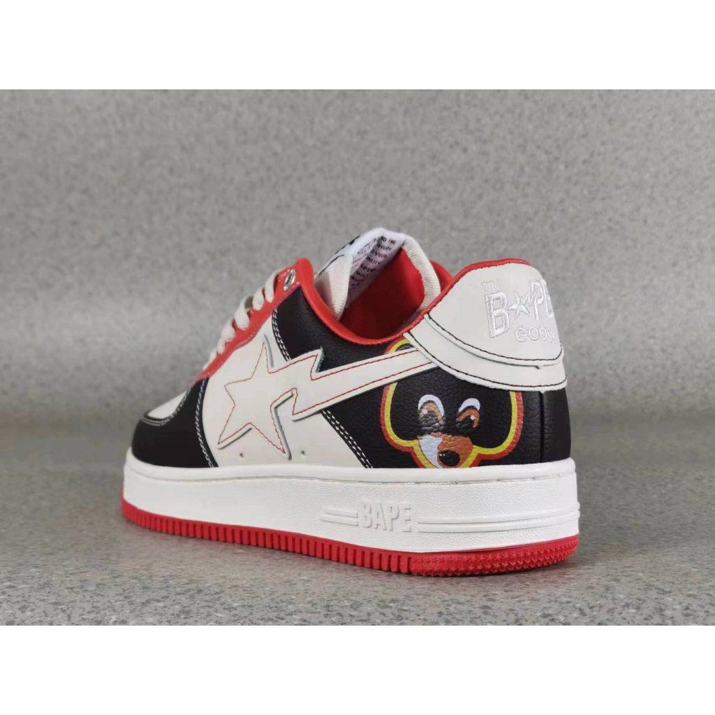 Giày Thể Thao Cổ Thấp In Logo Bape Sta Dunk Sk8 Thời Trang Cho Cặp Đôi