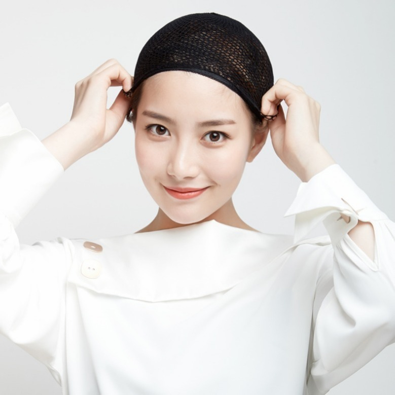 Wig Cap Hair Net Weaving Black Hairnets Breathable Spandex Elastic Wig Mesh Cap