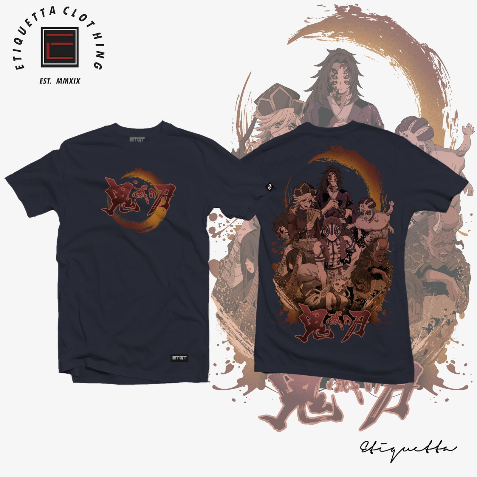 Áo Thun Tay Ngắn In Hình Nhân Vật Ellen Demon Slayer Thời Trang Harajuku Cho Nam Và Nữ