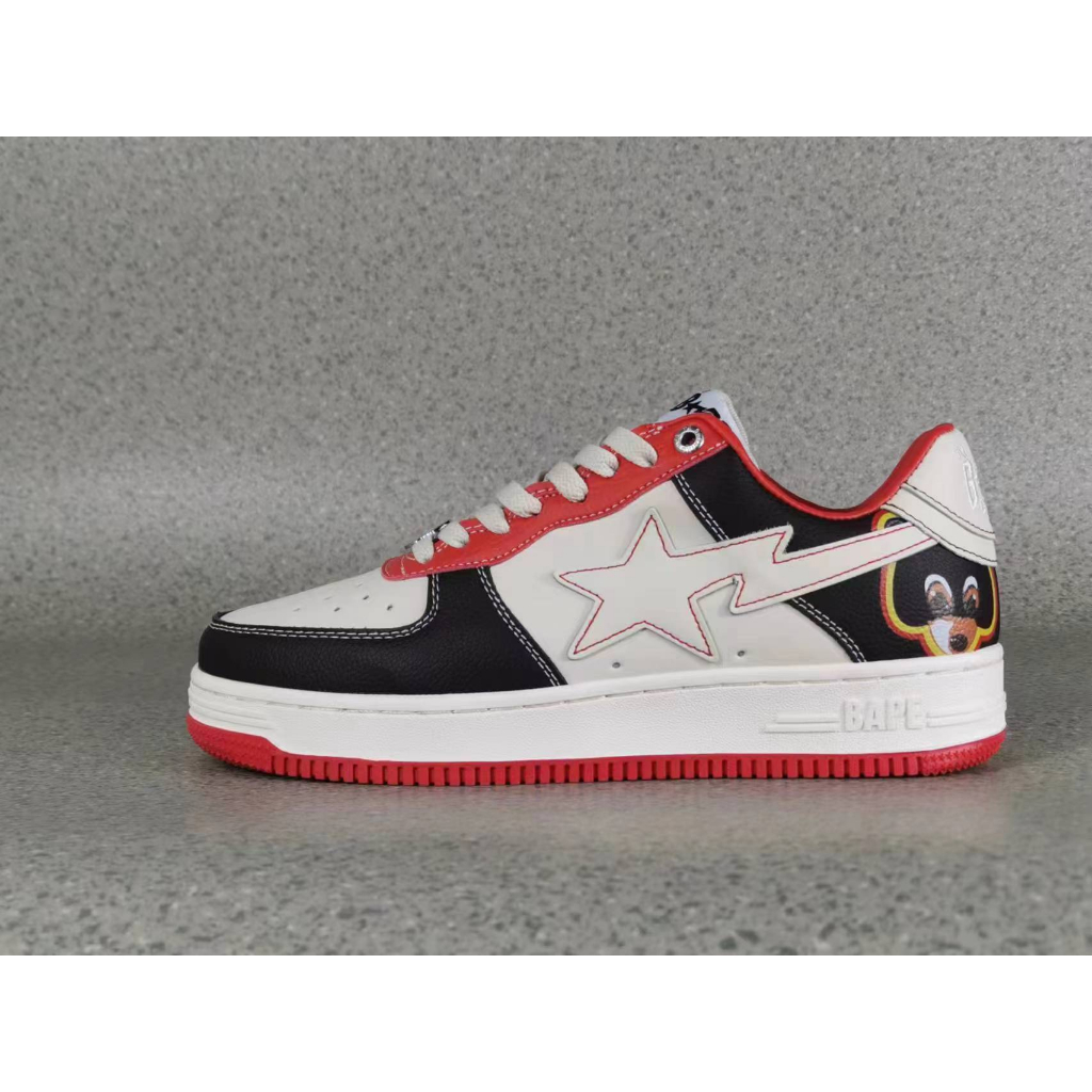 Giày Thể Thao Cổ Thấp In Logo Bape Sta Dunk Sk8 Thời Trang Cho Cặp Đôi