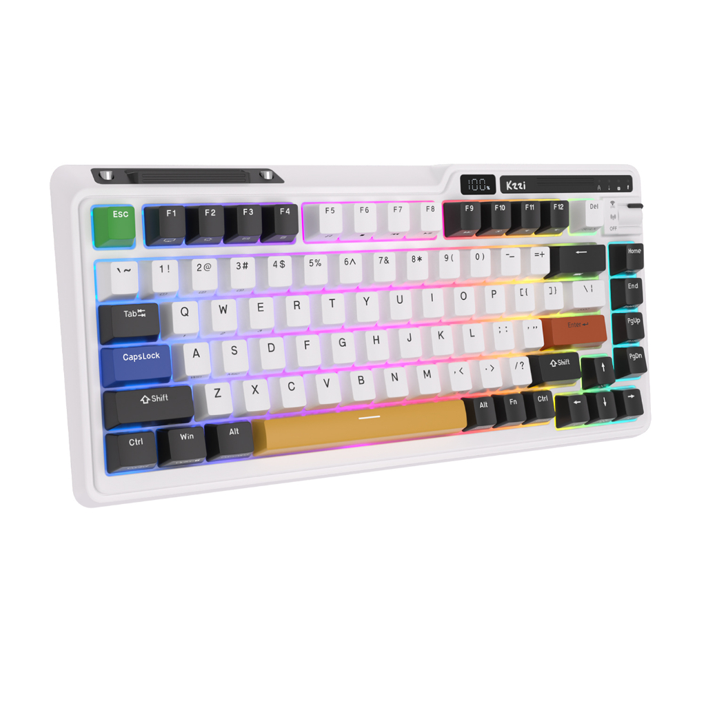 Kzzi Bộ Bàn Phím Cơ Không Dây k75 pro 80% Chuyên Dụng Cho game Thủ