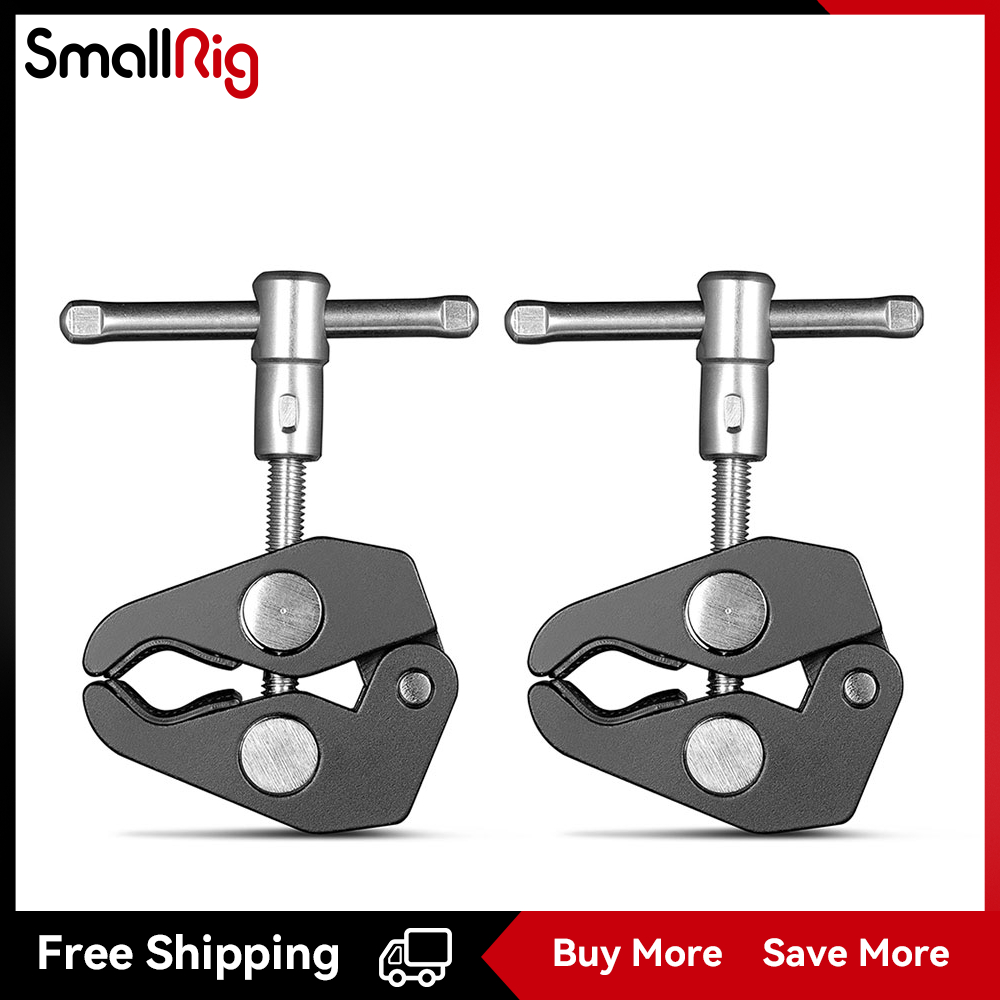 SmallRig Siêu Kẹp Với 1 / 4 "-20 và 3 / 8" -16 Sợi (1 Cặp) 2058