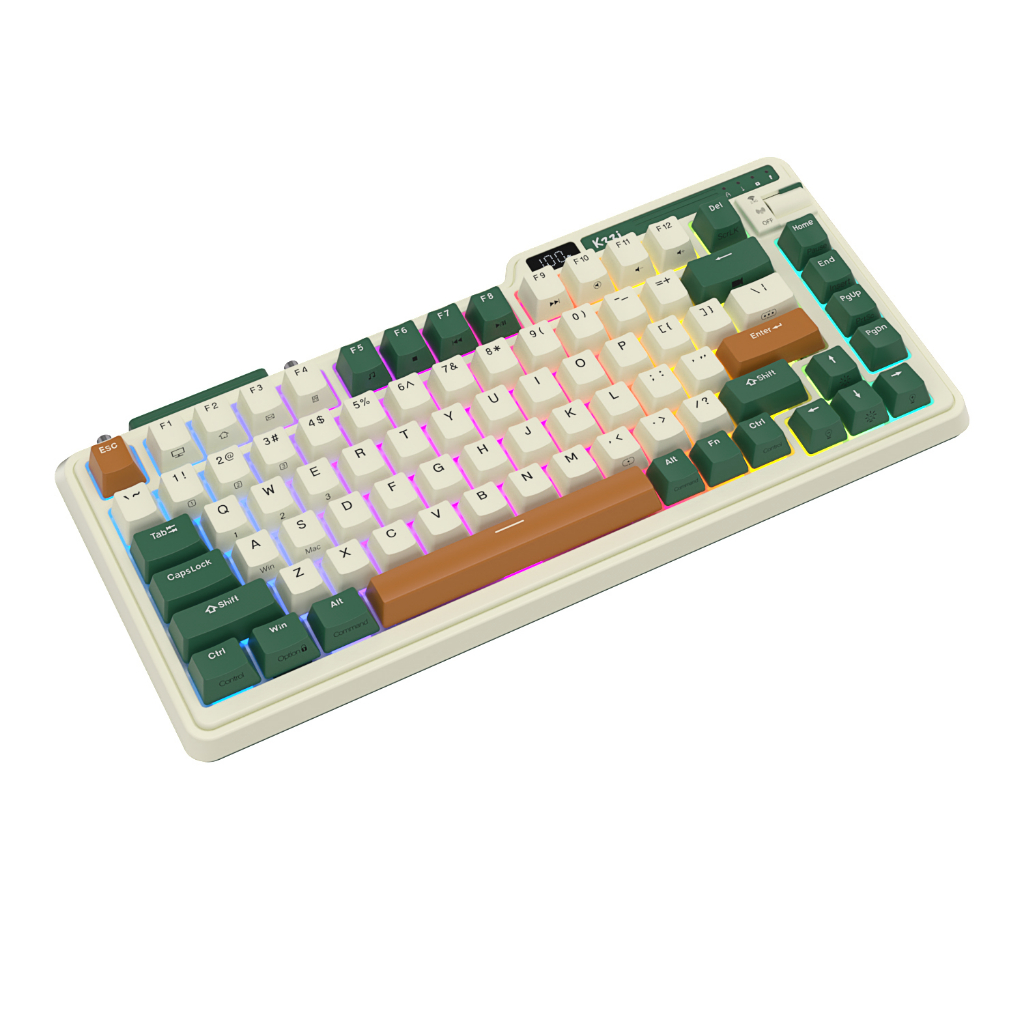 Kzzi Bàn Phím Cơ gaming kezhi k75 pro Không Dây 80%