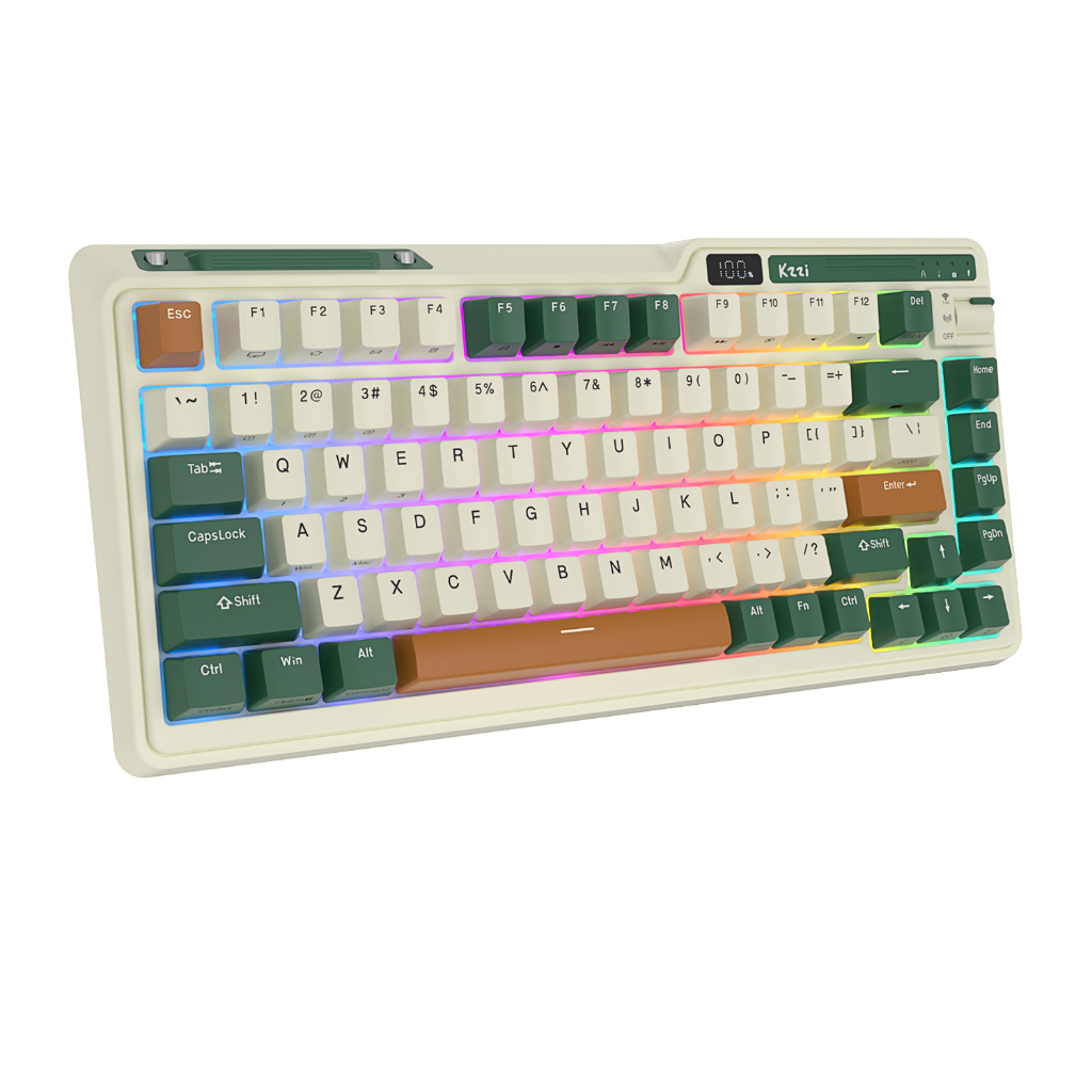 Kzzi Bàn Phím Cơ gaming kezhi k75 pro Không Dây 80%
