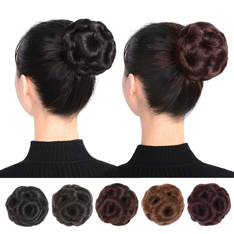 Fashion Hair Pony Wig Extension Natural Curly Messy Bun Hair Piece for Women Hair Accessories