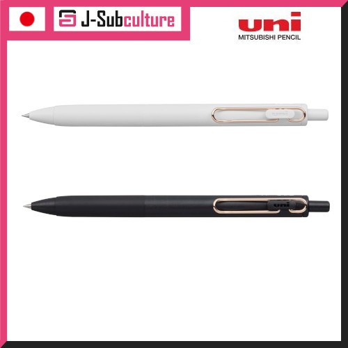 Uni Uniball One Rose Gold lip Night Cafe Color Black Ink 0.5ｍｍ / White Body / Black Body [Direct Fro