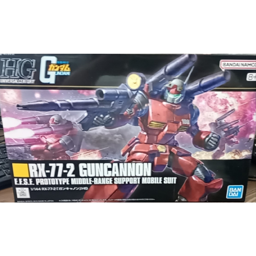 DIRECT FROM JAPAN rx77-2 GUNCANNON hg GUNDAM BANDAI NAMCO GUNPLA