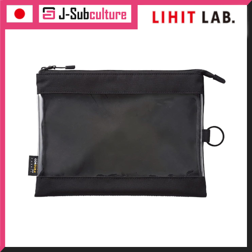 LIHIT LAB Clear Case A5 Black F7573-24, Document Storage Pouch [Direct From Japan]
