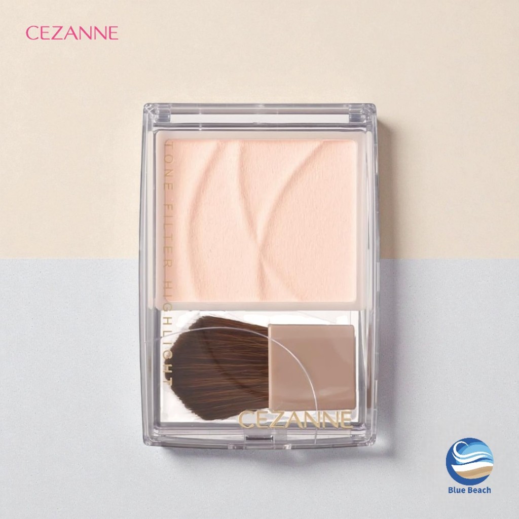 CEZANNE Tone Filter Highlight/01 Filter Beige & 02 Filter Pink/Phan Bam Glow/Co Bru/Nhat Ban