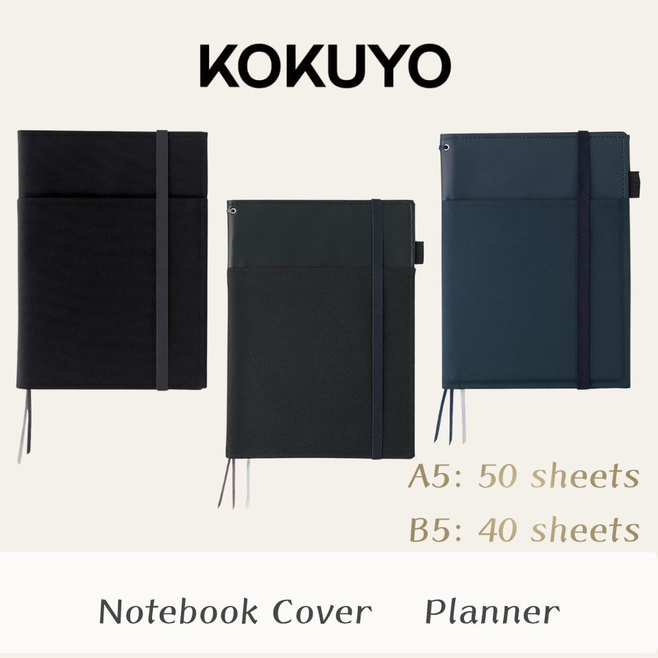 KOKUYO Systemic Notebook Cover A5 B5 Ring Notebook Compatible Multifunction Cover Holder  Japan Stat