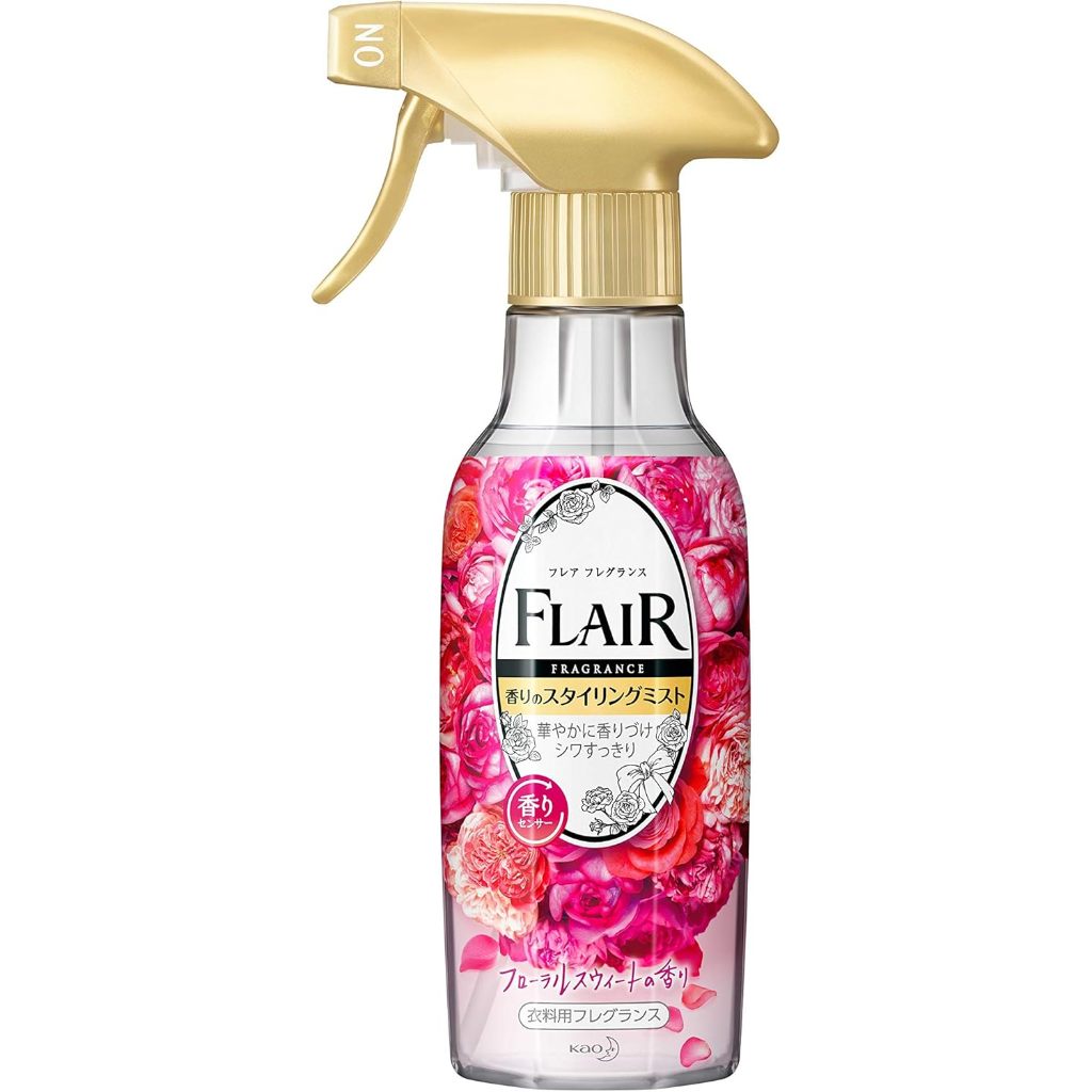 [Authentic Japan] KAO Humming Flair Fragrance Mist Floral Sweet (270ml) - Premium Fabric Refresher &