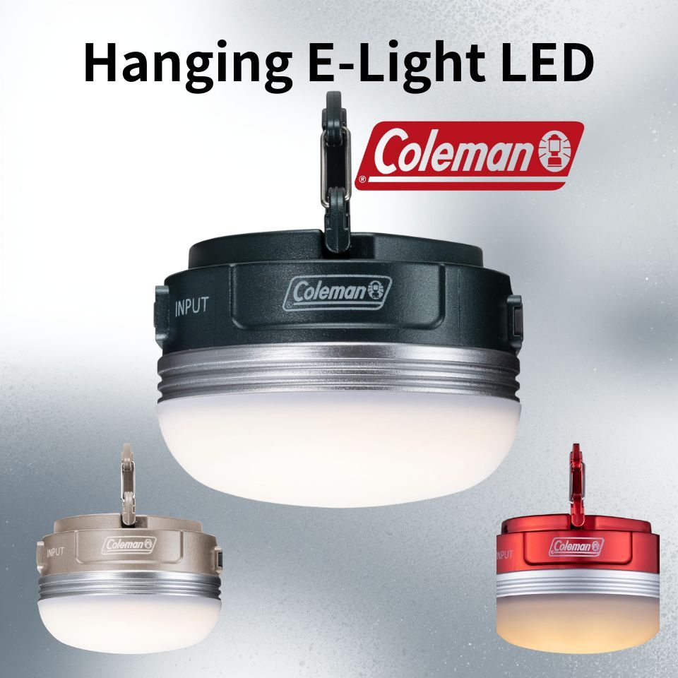 Coleman Hanging E-Light LED Lantern Rechargeable Camping Light USB Compact Outdoor Emergency Light
